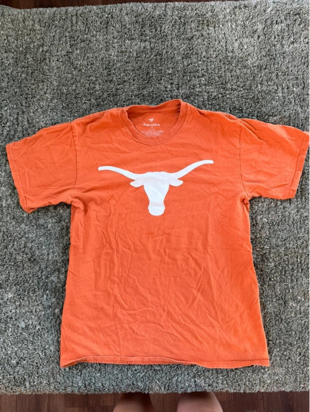 Fanatics Texas Longhorns Orange Cotton T-Shirt Medium